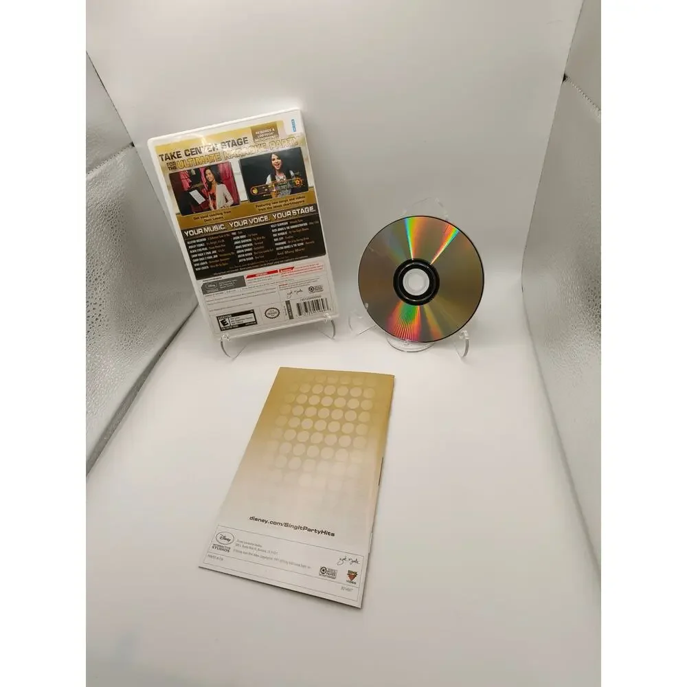 Disney Sing It: Party Hits (Nintendo Wii) CIB Complete